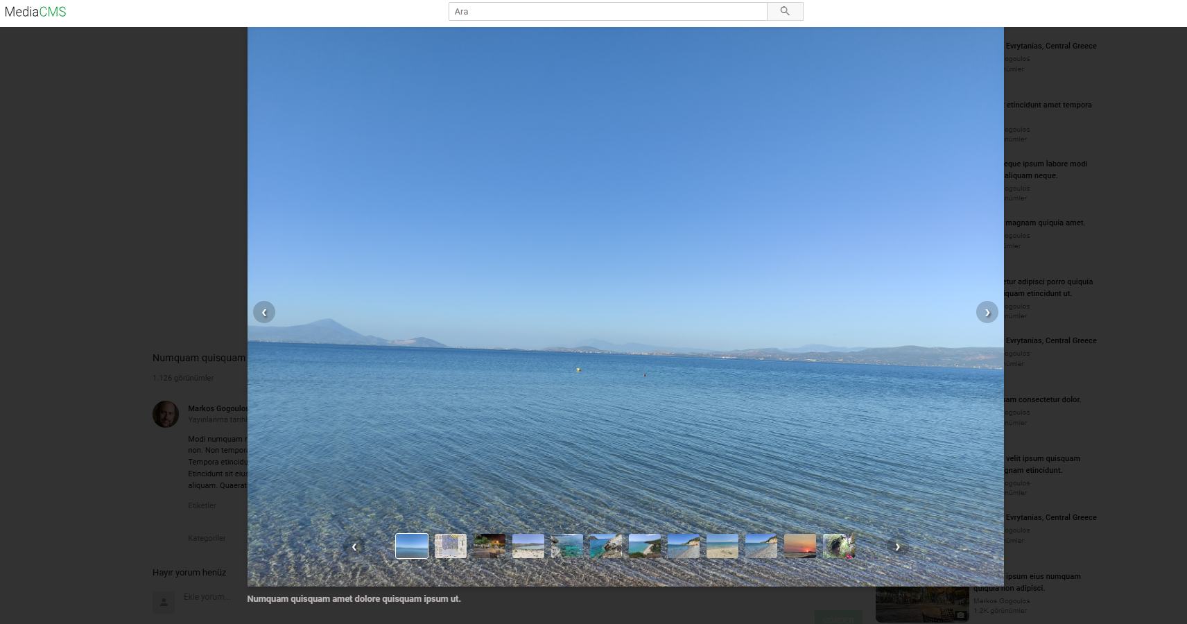 MediaCMS fotoğraf görüntüleme